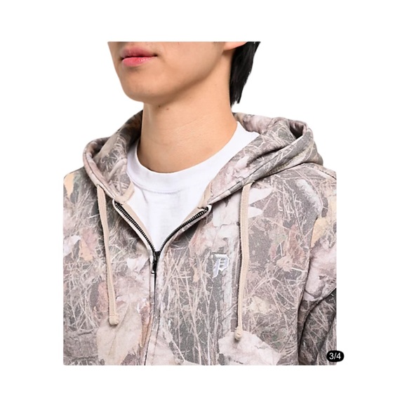 Primitive Dirty P Camo Full Zip Hoodie Sweatshirt NWT Size XL - Picture 3 of 6